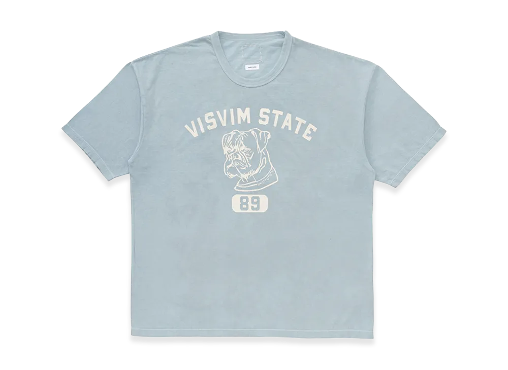 visvim Jumbo Tee S/S 89 Dmgd "LT.Blue"