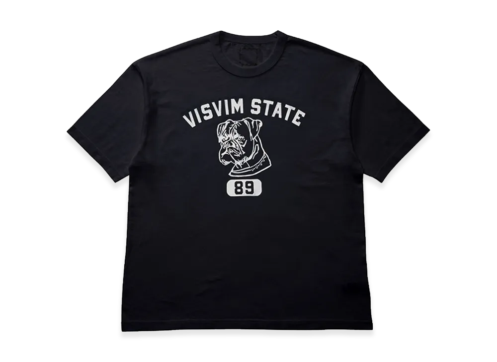 visvim Jumbo Tee S/S 89 Dmgd "Black"