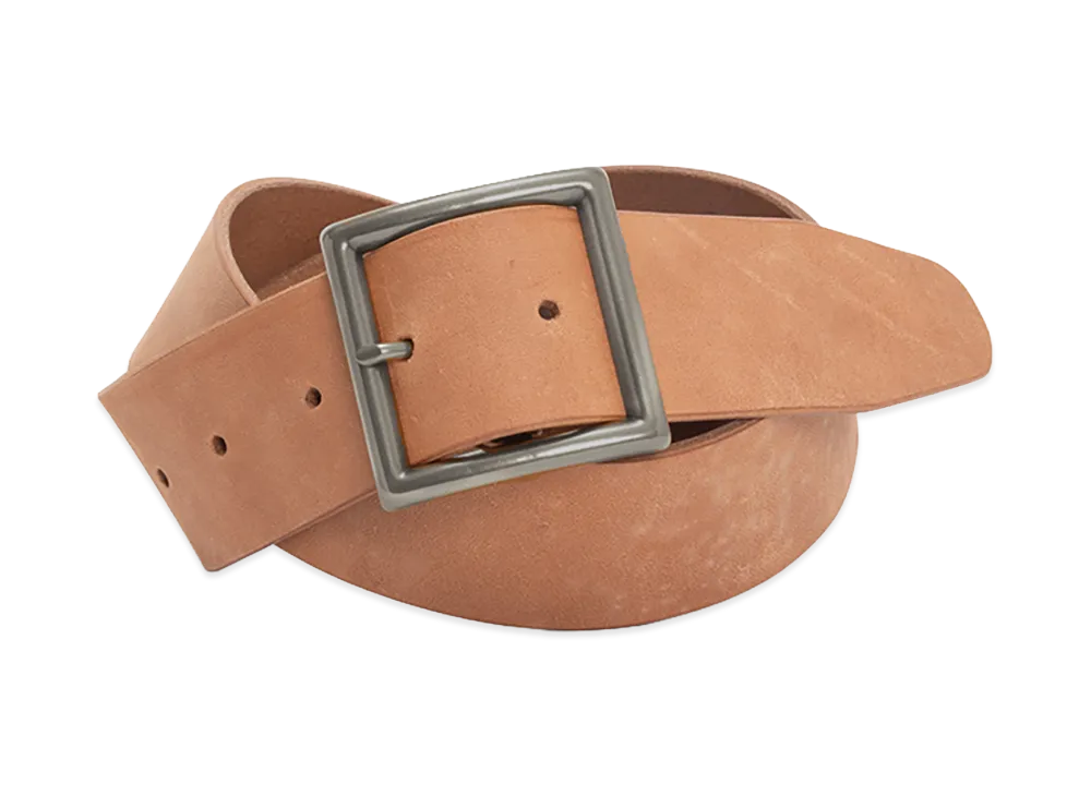 visvim Plain Belt 45mm "Natural"
