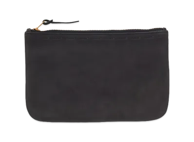 visvim Leather Travel Pouch "Black"
