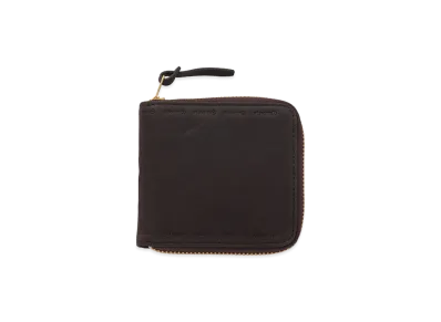 visvim Leather BI-Fold "DK.Brown"