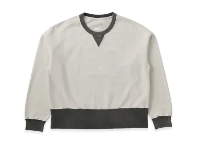 visvim Fellow Sweat L/S 2-Tone Crash "Black"
