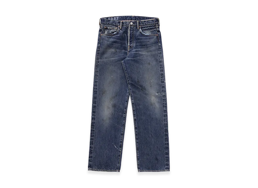 visvim Social Sculpture 01 Narrow DMGD-47 "Indigo"