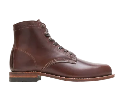 WOLVERINE 1000 Mile Plain-Toe Original Boot "Brown"