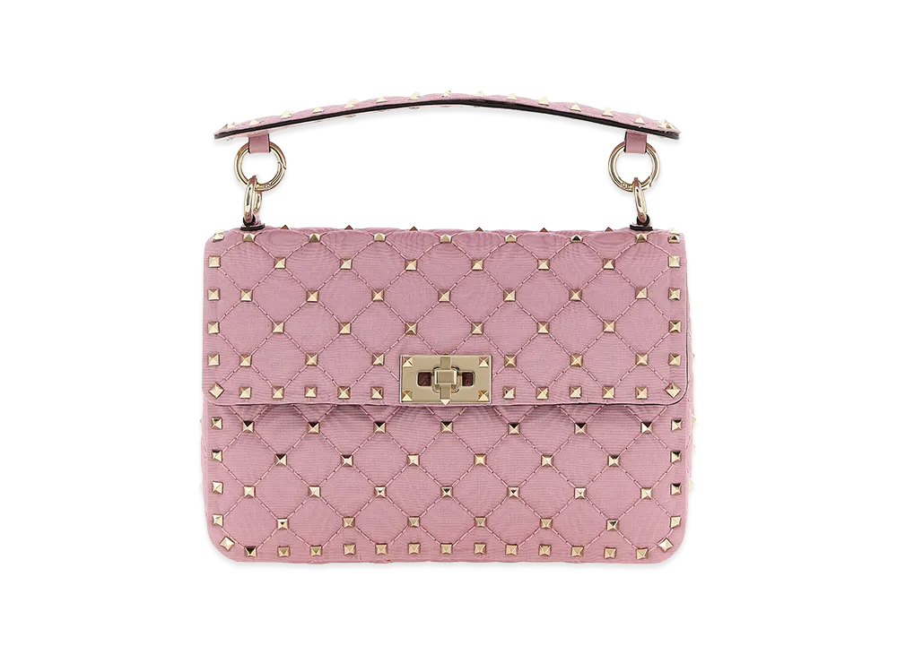 Valentino Garavani Women's 'rockstud Spike' Shoulder Bag "Pink"