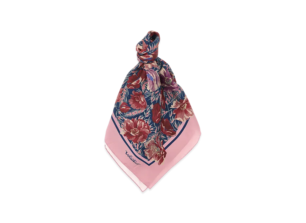 Valentino Garavani Women's Apres L'Hiver-Poppies Scarf "Pink"