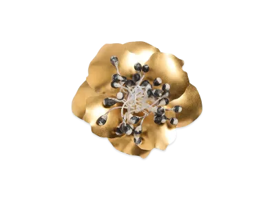 Valentino Women's 'fleur Lumineuse' Small Brooch "Gold"