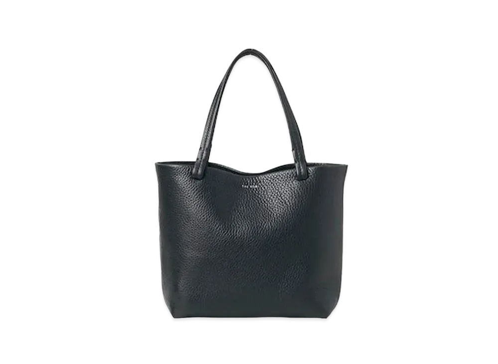 The Row Small Park Tote Bag in Leather "Black"
