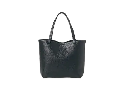 The Row Small Park Tote Bag in Leather "Black"