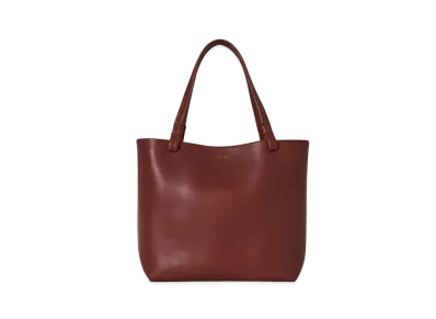 The Row Small Park Tote Bag in Leather "Cognac"