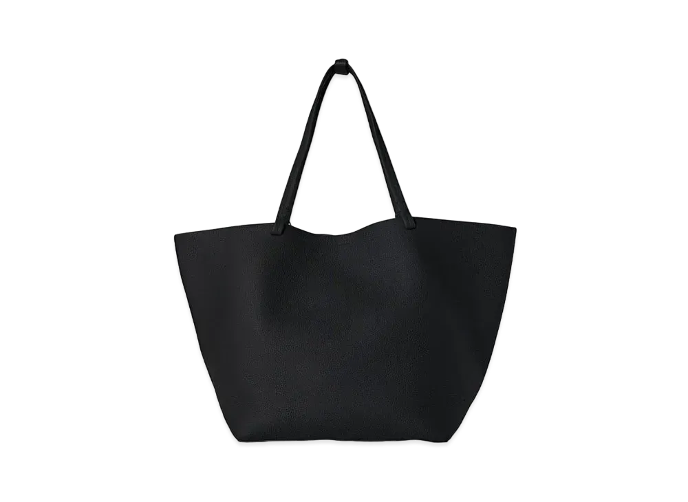 The Row XL Park Tote Bag in Leather "Black"
