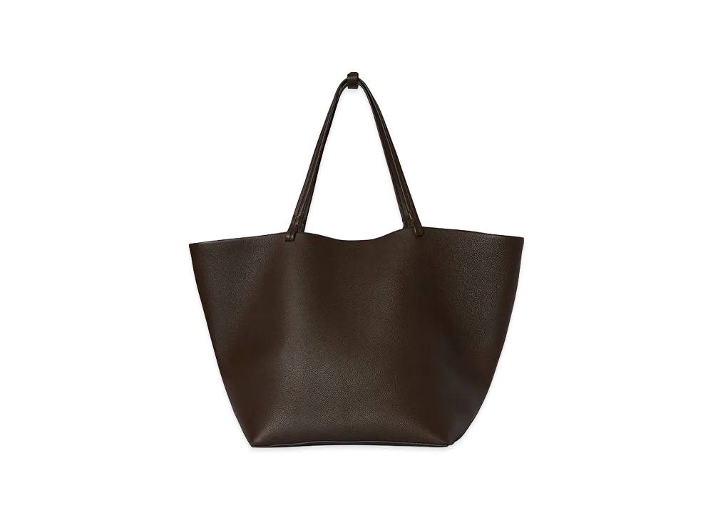 The Row Women's XL Park Leather Tote Bag "Deep Brown"