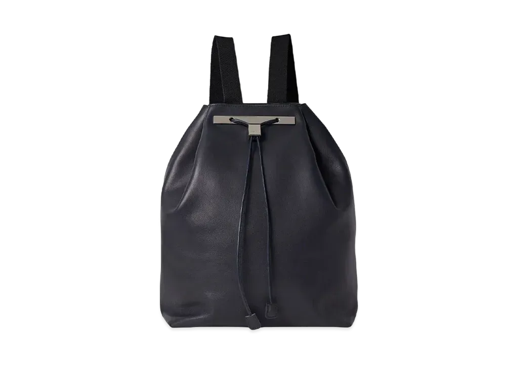 The Row Backpack 11 in Leather "Marine"