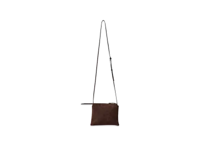The Row Women's Nu Mini Twin Suede Bag "Mocha"