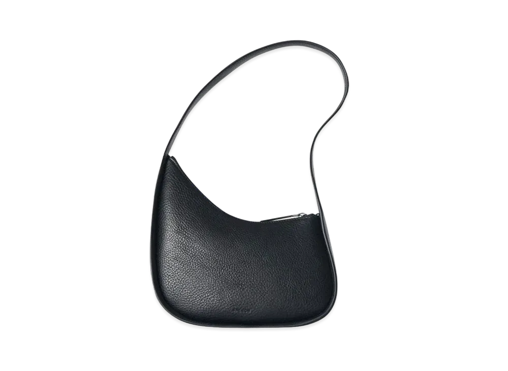 The Row Half Moon Bag in Leather "Virginia Blue"