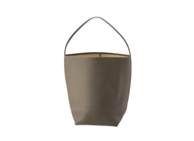 The Row Large N/S Park Tote Bag in Leather "Elephant"