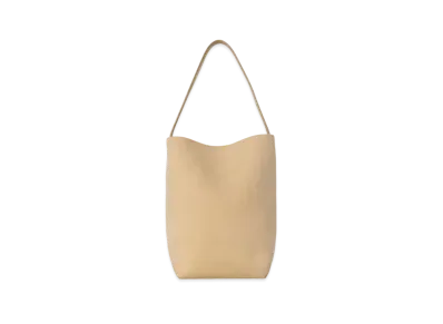 The Row Large N/S Park Tote Bag in Nubuck "Croissant"