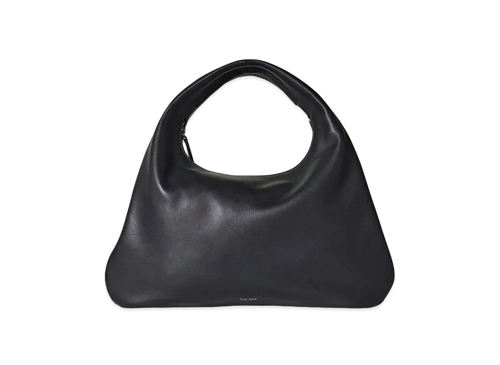 The Row Small Everyday Shoulder Bag in Leather "Black"
