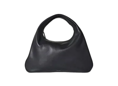 The Row Small Everyday Shoulder Bag in Leather "Black"
