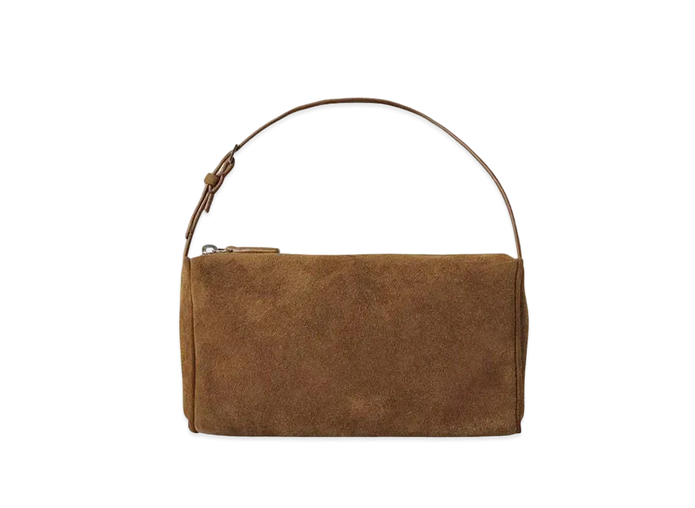 The Row 90's Bag in Suede "Desert"