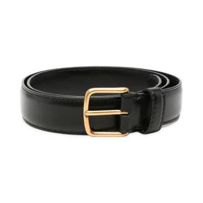 The Row Women's Belts "Black/Gold"