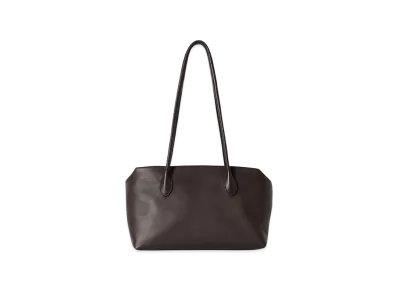 The Row Women's Terrasse Leather Bag "Dark Brown"