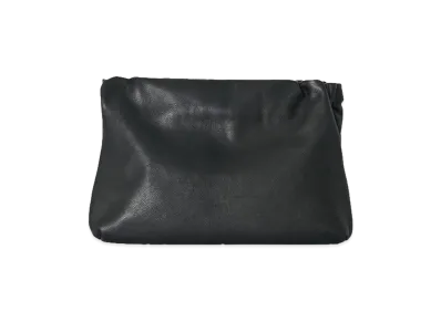 The Row Women's Large Bourse Leather Clutch "Black"