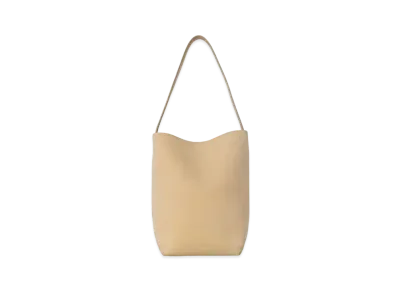 The Row Medium N/S Park Tote Bag in Nubuck "Croissant"