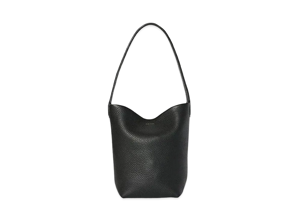 The Row Small N/S Park Tote Bag in Leather "Black"