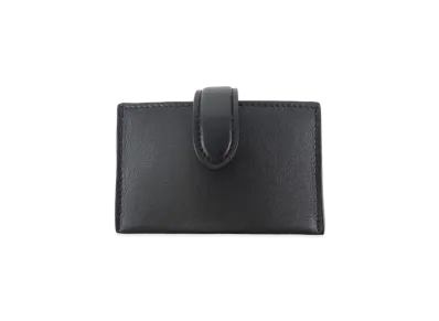 The Row Multi Card Case in Soft Leather "Black"