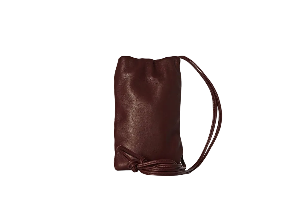 ザロウ ブルス レザースマホケース "バーガンディ" W1418L108BGAG