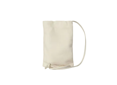 The Row Bourse Phone Case in Leather "Ivory"