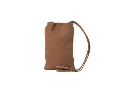 The Row Bourse Phone Case in Nubuck "Tundra"