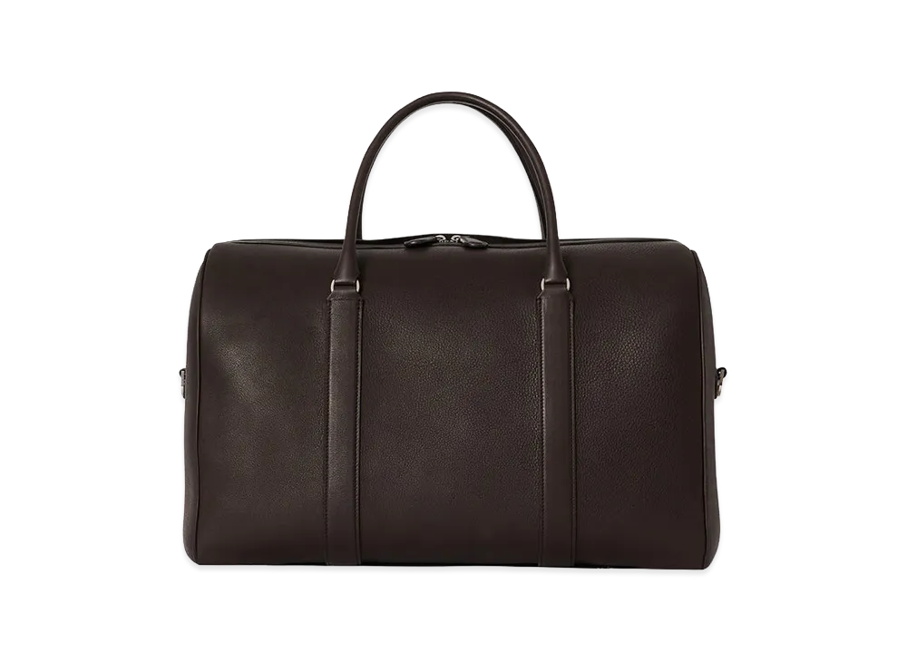 The Row Women's Iowa Leather Duffle "Dark Brown"