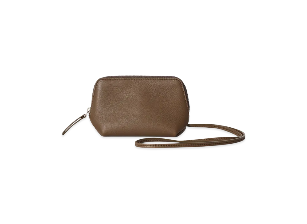 The Row Women's Owen Pouch Leather "Tawny Brown"