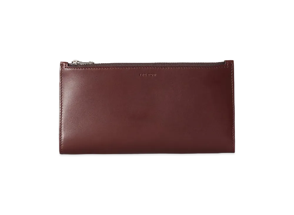 The Row Women's Multi Zipped Wallet "Burgundy"