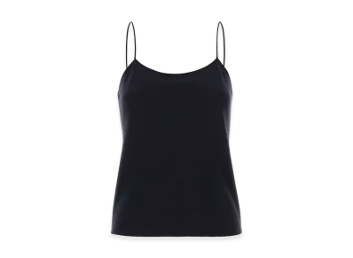 The Row Women's Crepe Biggins Top "Midnight Blue"