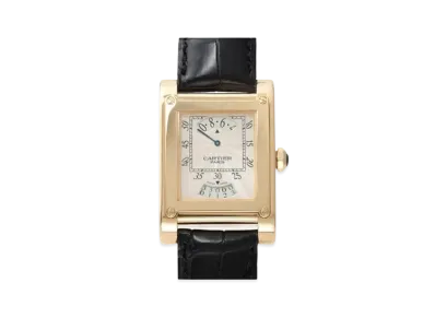 Cartier Tank A Vis Time & Calendar "Silver" W1534451