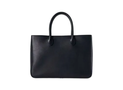 The Row Small E/W Day Luxe Bag in Leather "Marine"