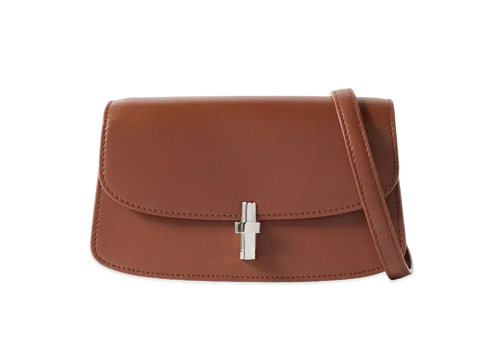 The Row E/W Sofia Bag in Leather "Tan"