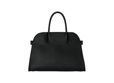 The Row Women's Soft Margaux 12 Leather Bag "Black"