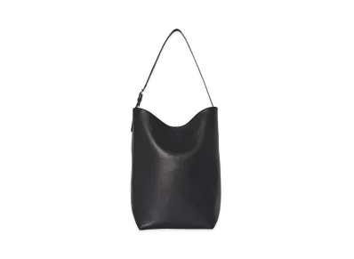 The Row Large N/S Shoulder Bag in Leather "Black"