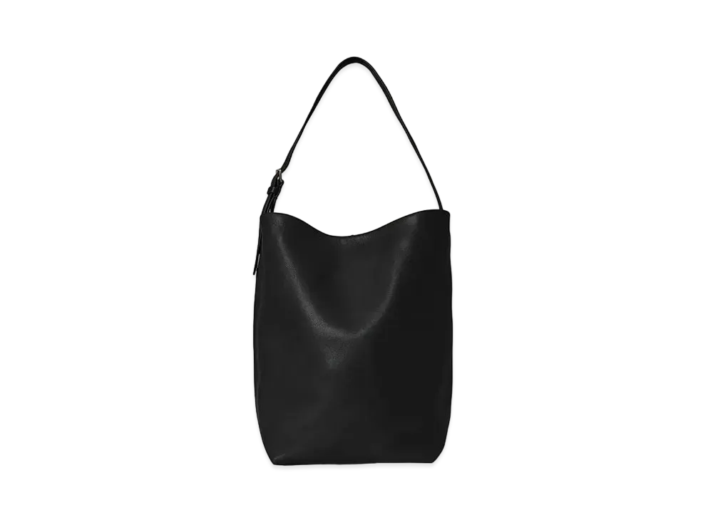 THE ROW 希少 展示品級 ザロウ SINGLE MIGNON シングルミニョン ショルダバッグ レザー ブラック ポシェット クロスボディ レディース メンズ ユニセックス SAランク 中古 鑑定済 ザロウバッグ THE ROW - THE ROW 希少 展示品級 ザロウ SINGLE MIGNON シングル