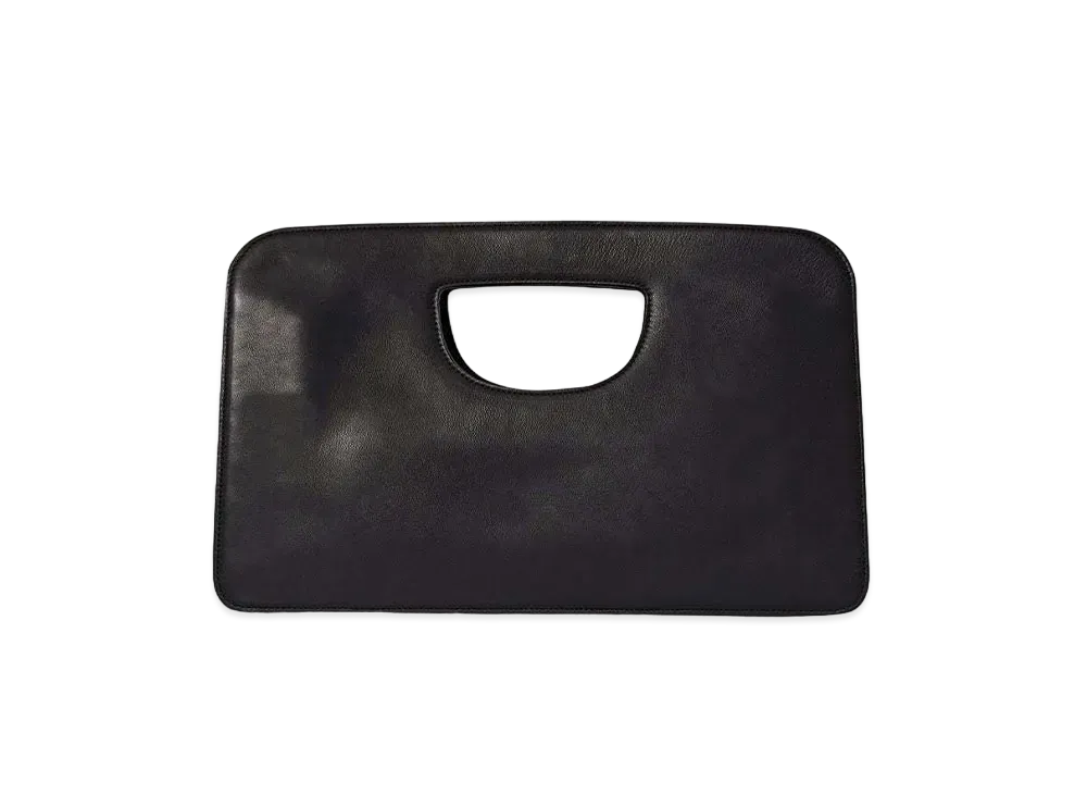 The Row EW Austin Bag in Leather "Black"