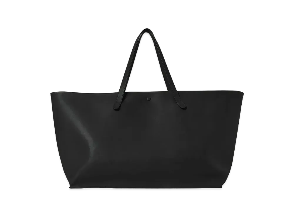 The Row XL Idaho Bag in Leather "Black"