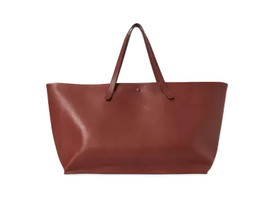The Row XL Idaho Bag in Leather "Cognac"