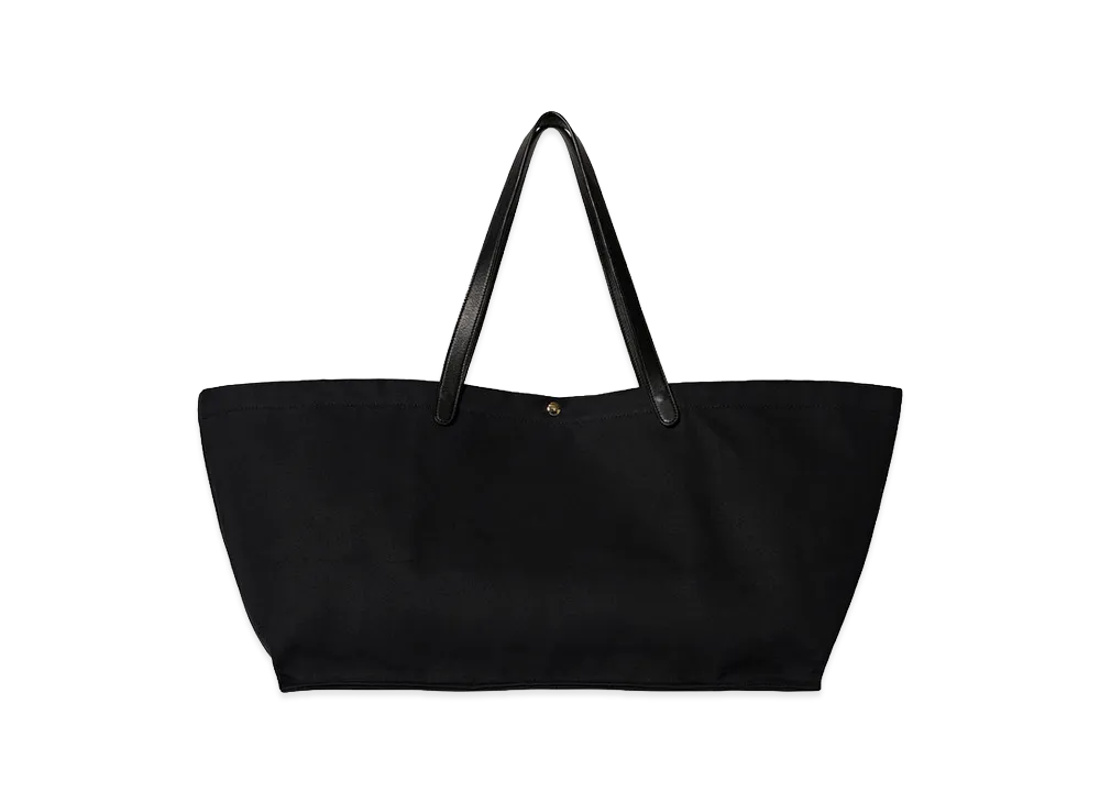 The Row Women's XL Idaho Cotton Bag "Black"