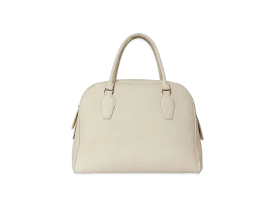 The Row India 12 Bag in Leather "Ivory"