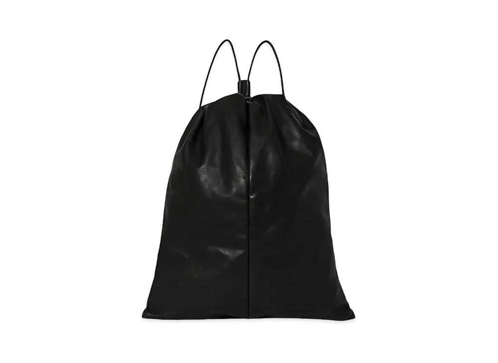 The Row Puffy Backpack in Leather "Black"