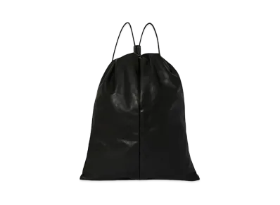 The Row Puffy Backpack in Leather "Black"